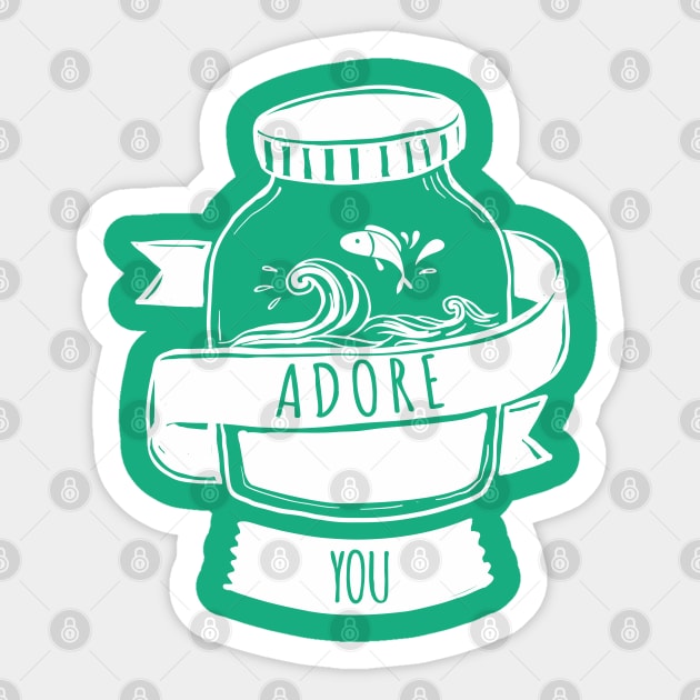 Adore You Jar Sticker by EverSinceBA